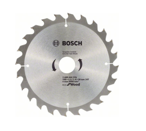 Bosch Optiline Eco 190 x 30 MM 24 Diş Daire Testere Bıçağı - 2608644376