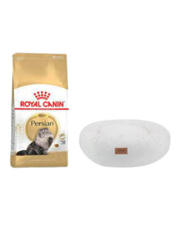 Royal Canin Persian Yetişkin Kuru Kedi Maması 2 Kg,Beyaz Luxe Donut Yatak