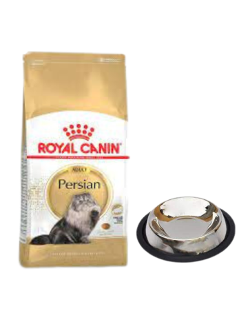 Royal Canin Persian Yetişkin Kuru Kedi Maması 2 Kg,Kaymaz Tabanlı Su ve Mama Kabı