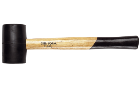 Ceta Form L16 - 40 Ağaç Saplı Plastik Tokmak 40 mm