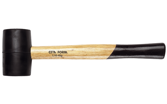 Ceta Form L16 - 50 Ağaç Saplı Plastik Tokmak 50 mm