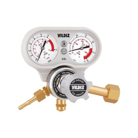 Yıldız 5450S Basınç Düşürücü CO2 , Manometreli