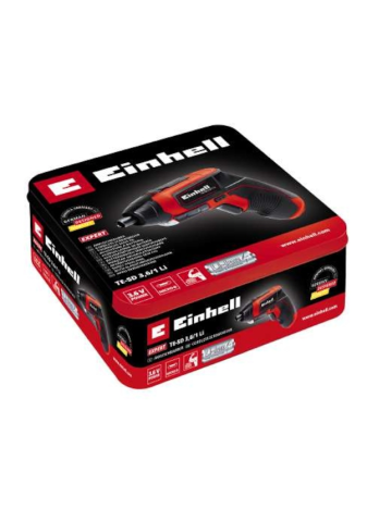 Einhell TE-SD 3.6 Li Şarjlı Vidalama + 10 Bits Uç - Metal Kutu - 4513501