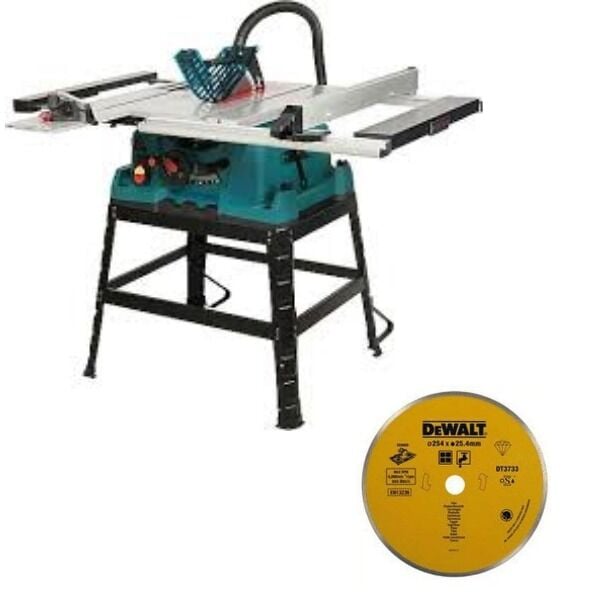 Catpower 2604 255 Mm 2000 W Sehpalı Düz Tablalı Gönye Kesme+DEWALT DT3734 PORSELEN ELMAS TESTERE