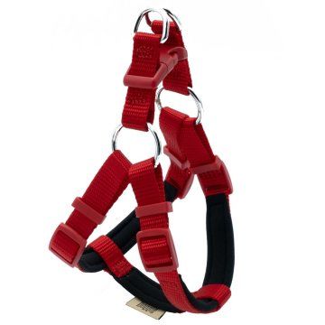 Doggie Konfor Dokuma Ronin Göğüs Tasması Kırmızı 1,5X35-40Cm