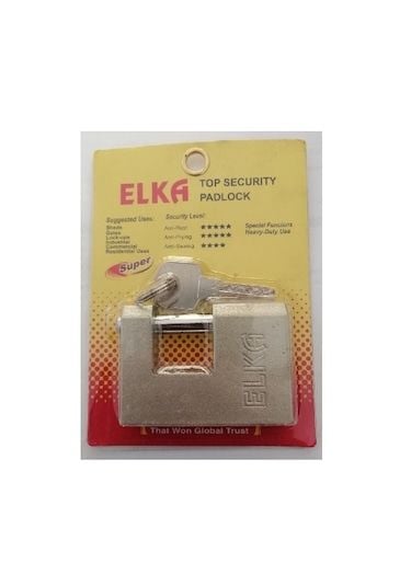 Elka Asma Kilit Yassı 80mm