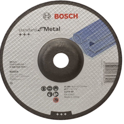 Bosch 180x6 Mm Standart Metal Taşlama Taşı 2608603183