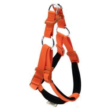 Doggie Konfor Dokuma Ronin Göğüs Tasması Turuncu 1,5X35-40Cm