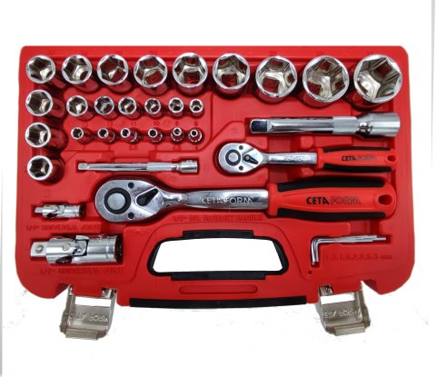 Ceta Form C20-35PH4 35 Parça 1/4”+1/2” 6 Köşe Lokma Takımı