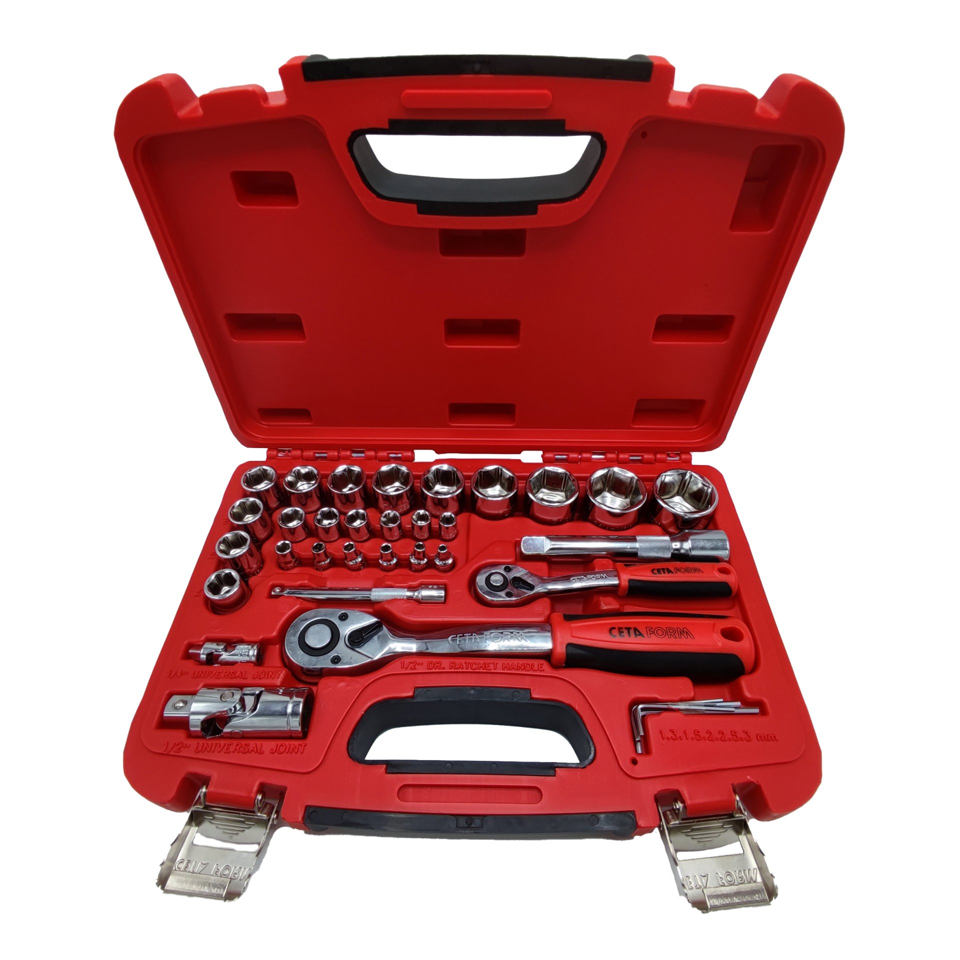 Ceta Form C20-35PH4 35 Parça 1/4”+1/2” 6 Köşe Lokma Takımı