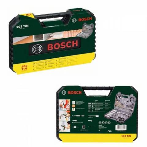 Bosch 103 parça tlg/pcs Uç Seti 2 607 017 367