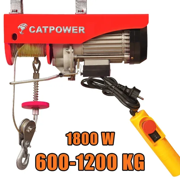 Catpower 7751 Elektrikli Vinç 600-1200 Kg 1800W