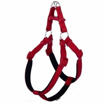 Doggie Konfor Dokuma Ronin Göğüs Tasması Kırmızı 2,5X65-75Cm