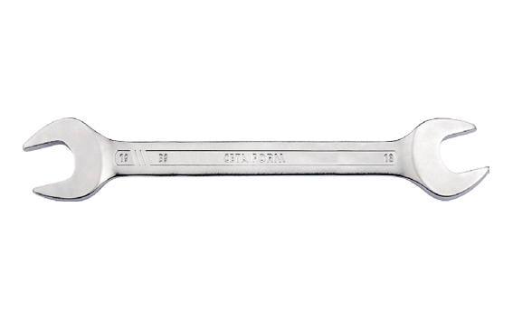 Ceta Form B09-1819 Çatal İki Ağız Anahtar (Uzun Tip) - 18x19 Mm