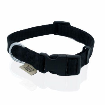 Doggie Klasik Dokuma Boyun Tasması Siyah 1,5X25-40Cm