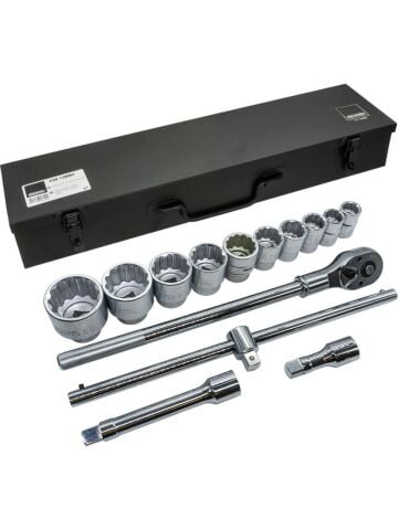 Ceta Form C30-14MB2 3/4” 12 Köşe Lokma Takımı(Metal ÇANTA)-14PRÇ