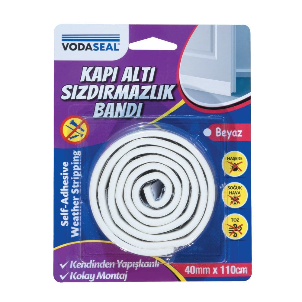 Vodasel Kapı Altı Sızdırmaz Bandı-Beyaz