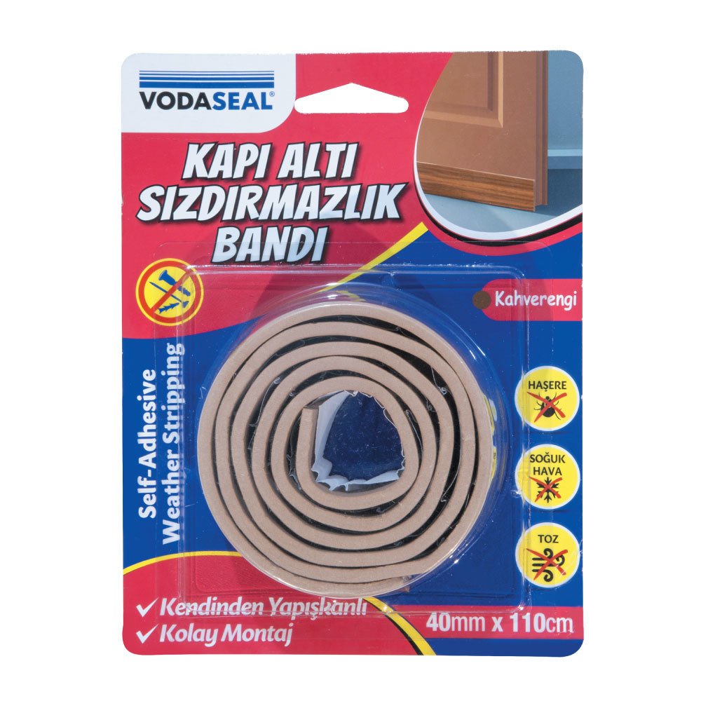 Vodasel Kapı Altı Sızdırmaz Bandı-Kahve