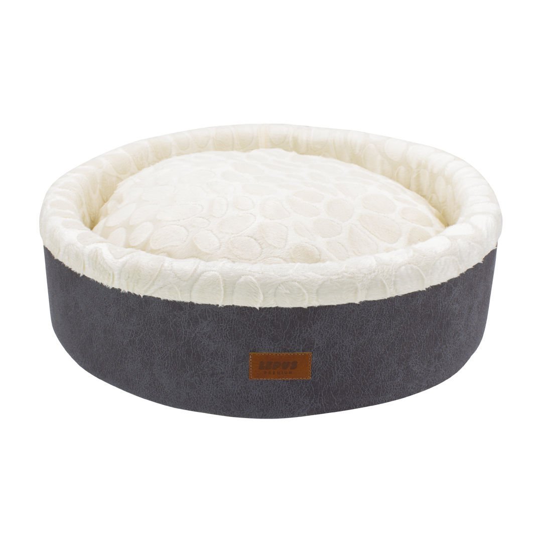 Lepus Mia Donut Kedi / Köpek Yatakları Gri 50x50x17 cm