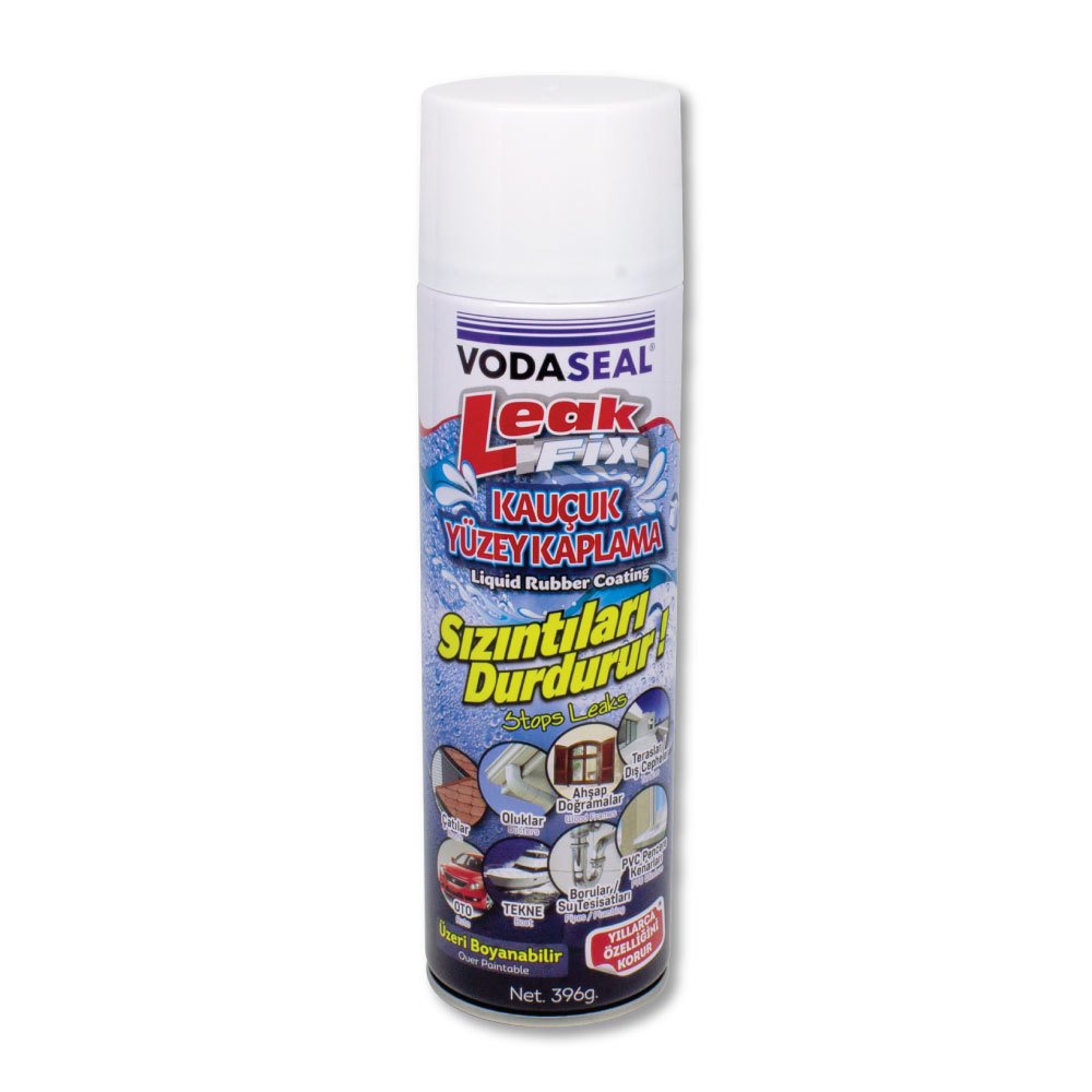 Vodasel Leak Fix Sprey Kauçuk Kaplama-Şeffaf 396 gr