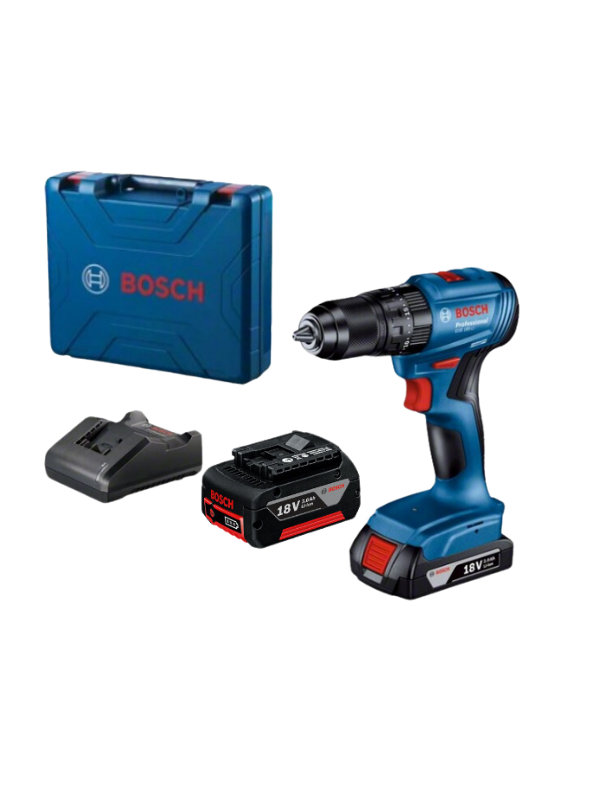 Bosch Professional GSB 185 LI 2.0 Ah + 3.0 Ah Çift Akülü Darbeli Delme Vidalama