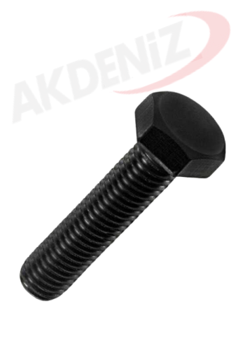 Akdeniz DIN933 M6*85 Mm Siyah Cıvata 500 Adet