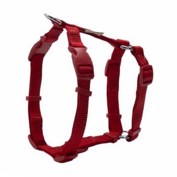 Doggie Ayarlı  Dokuma Göğüs Tasması Kırmızı 1,5X30-45Cm