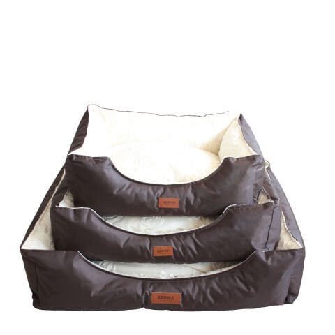 Lepus Four Season 3 Lü Set Kedi / Köpek Yatakları Kahverengi