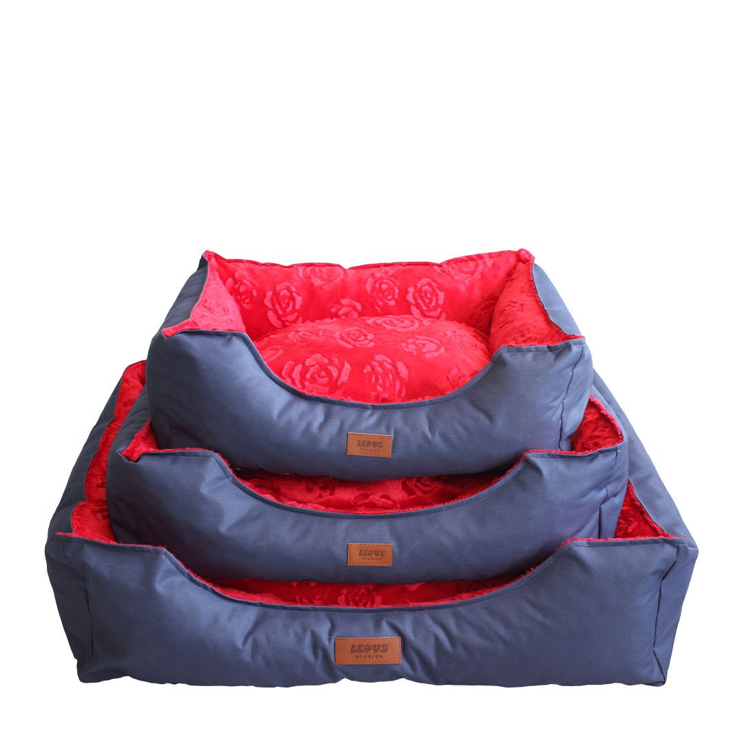 Lepus Four Season 3 Lü Set Kedi / Köpek Yatakları Lacivert