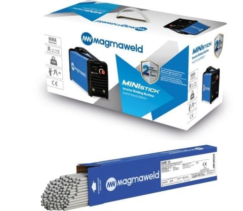 Magmaweld Ministick 140 Amper Kaynak Makinesi, Esr13 Rutil Elektrod 2,50 MM
