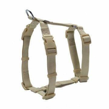 Doggie Ayarlı  Dokuma Göğüs Tasması Haki 1,5X35-50Cm