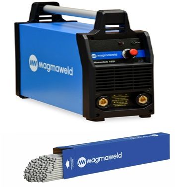 Magmaweld Monostick 165İ İnverter Kaynak Makinası+Magmaweld Esb 48 2,50*350 Bazik Elektrod