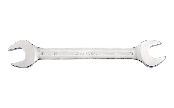 Ceta Form B09-2022 Çatal İki Ağız Anahtar (Uzun Tip) - 20x22 Mm