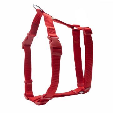 Doggie Ayarlı  Dokuma Göğüs Tasması Kırmızı 2,5X60-75Cm