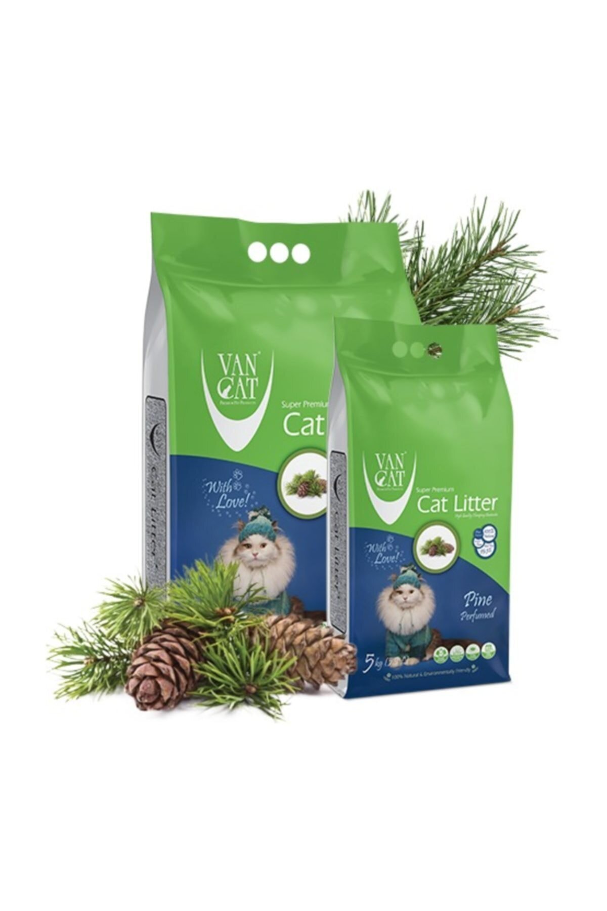 Vancat Çam Kokulu 10 kg Kedi Kumu