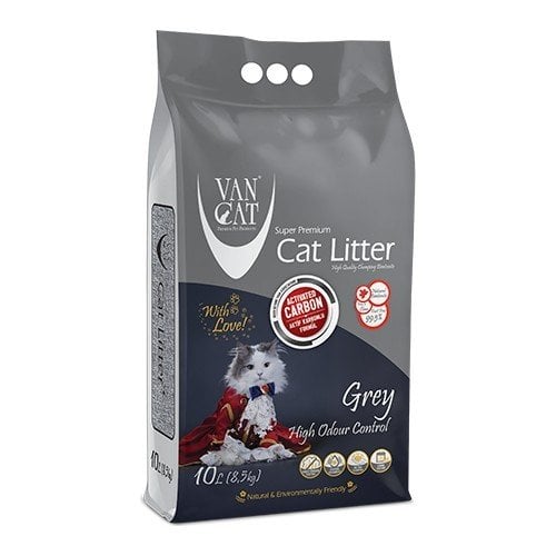 Vancat Aktif Karbon Grey Kokulu Kedi Kumu 10kg