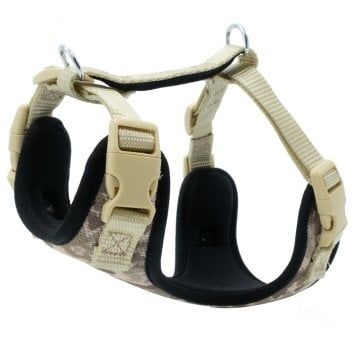 Doggie Havalı Dokuma Göğüs Tasması Kamuflaj 1,5X35-45Cm