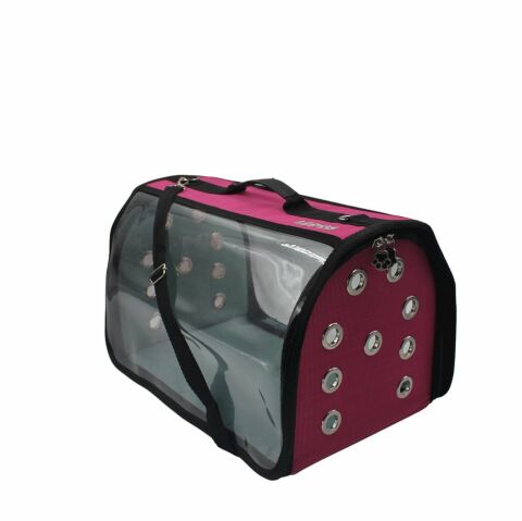 Lepus Şeffaf Fly Bag Çanta Pembe 25x40x25 cm
