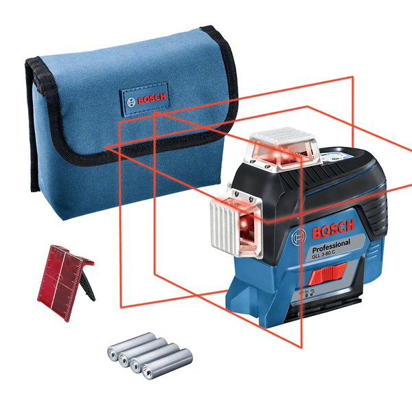 Bosch GLL 3-80 C + BT 150 Çizgili Hizalama Lazeri