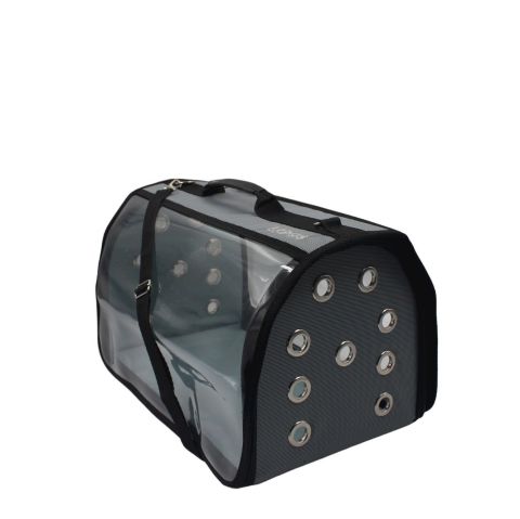 Lepus Şeffaf Fly Bag Çanta Gri 25x40x25 cm