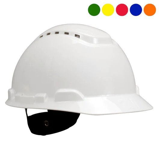 3M™ H700NUV Havalandırmalı Vidalı UV'li Baret Beyaz