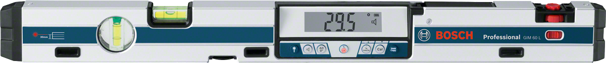 Bosch GIM 60 L Profesyonel Lazerli Dijital Eğim Ölçer (Kumaş Çanta) - 0 601 076 900