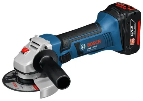 Bosch GWS 18-125 V-LI Cift Akülü Taşlama