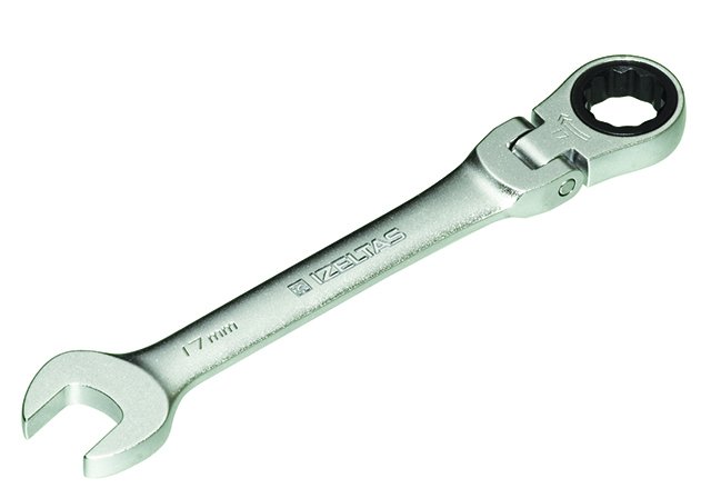 İzeltaş Mafsallı Cırcır Kombine Anahtar 18 Mm
