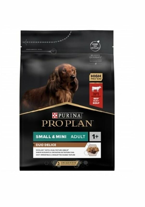 Purina Pro Plan Duo Delice Biftekli Küçük Irk Yetişkin Köpek Maması 2.5 KG