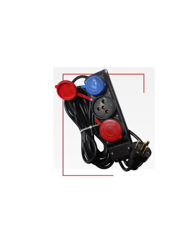 Aydın Anadolu 2 Trifaze 1 Monofaze 3'lü Grup Priz