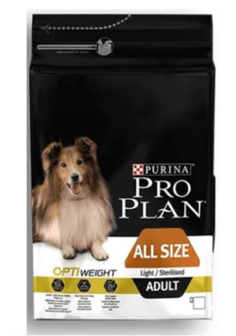 Purina Pro Plan Light Tavuklu Kısırlaştırılmış Yetişkin Köpek Maması 14 KG
