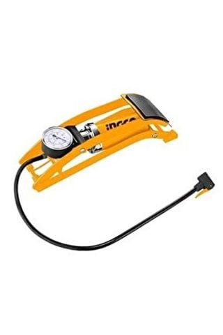 İngco MPP5511 Göstergeli Ayak Pompası Araba, Bisiklet, Motorsiklet Lastiği, Araç Tekerlek Şişirme Pompası 120 PSI