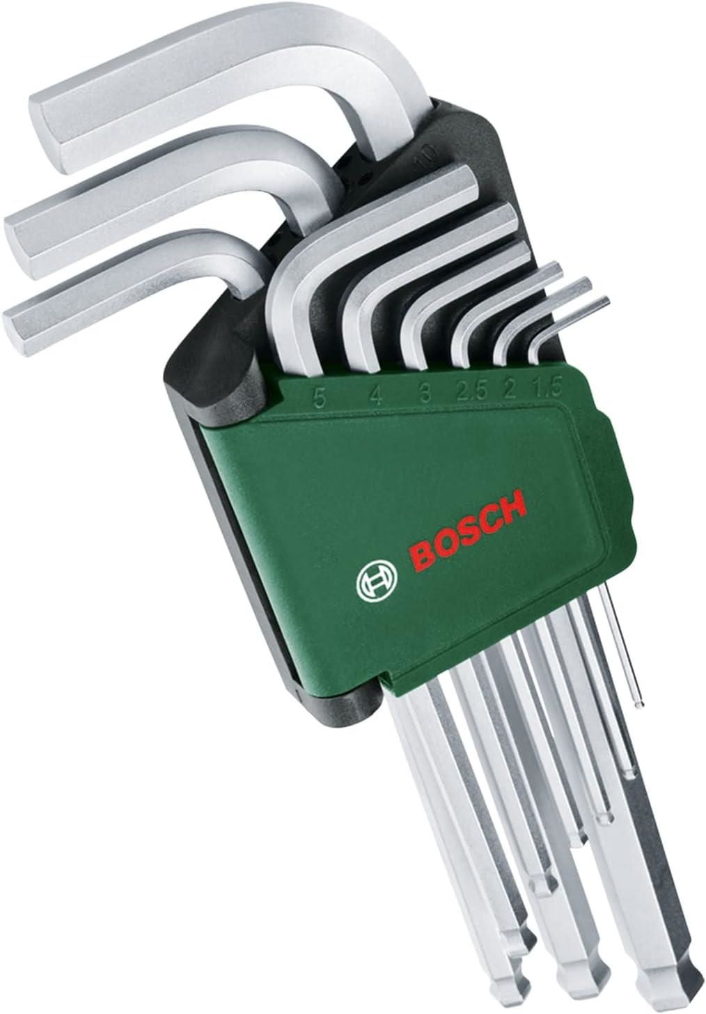 Bosch Alyan Anahtar Takımı Hex 9 Parça - 1.600.A02.BX9