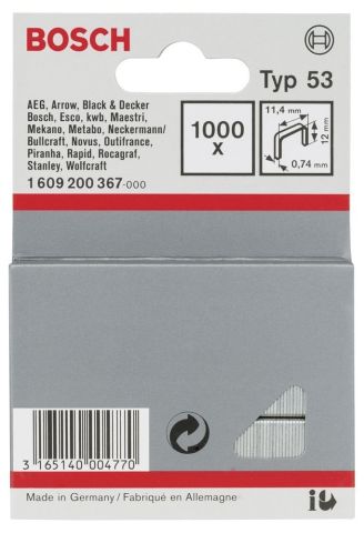 Bosch Zımba Teli 11,4*12 mm. - 1 609 200 367